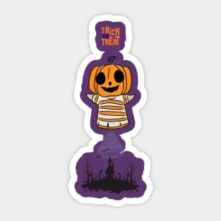 Trick or Treat Halloween Sticker